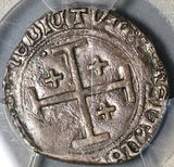 1498 PCGS XF 45 France Louis XII Douzain Tarascon Mint Silver Coin (22123001C)