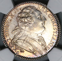 1780s NGC AU 58 France Louis XVI Jeton Artillery Engineering Siege (22011503C)