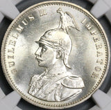 1890 NGC MS 64 German East Africa Rupie Silver Wilhelm II Coin (18070705C)