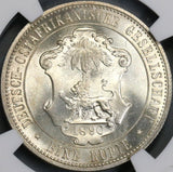 1890 NGC MS 64 German East Africa Rupie Silver Wilhelm II Coin (18070705C)