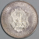 1899 German East Africa Rupie Lion Wilhelm II Colonial Silver Coin (19070703R)