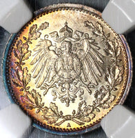 1905-A NGC MS 66 Germany 1/2 mark GEM Berlin Mint State Coin (19102001C)