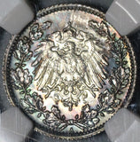 1919-A NGC MS 65 Germany Silver 1/2 Mark Kaiser Reich Berlin Coin (20010903C)