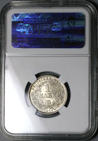 1914-D NGC MS 66 Germany 1 Mark Munich Mint State Silver Coin (23032103C)