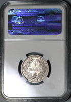 1916-F NGC MS 64 Germany 1 Mark Mint State Silver Coin (20071603C)