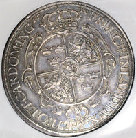 1632 NGC XF 45 Augsburg Taler Sweden Occupation German State Silver Thaler Coin (20071503C)
