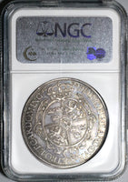 1632 NGC XF 45 Augsburg Taler Sweden Occupation German State Silver Thaler Coin (20071503C)