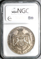 1852 NGC XF 40 Baden Double Thaler Rare German State Silver Coin 60k Minted (20022901C)