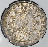 1687 NGC AU 53 Brunswick-Wolfenbuttel 1/2 Thaler German State Silver Coin POP 1/0 (21090706C)