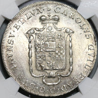 1795 NGC MS 63 Brunswick Thaler German State Crown Silver Coin (20082202C)