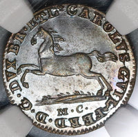 1800 NGC MS 63 Brunswick Wolfenbuttel 1 Pfennig Horse Coin (19121403R)