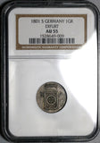 1801 NGC AU 55 Erfurt 1 Groschen Rare German State Coin (20052002C)