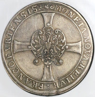 1635 NGC AU 50 Frankfurt Thaler German State Silver Eagle Taler Coin (22043001C)