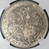 1777 NGC UNC Det Hall German State Taler Silver Thaler Coin (21082305C)
