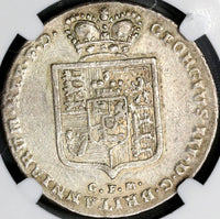 1804 NGC XF 45 George III Hannover 2/3 Thaler German State Silver Coin 18060501C