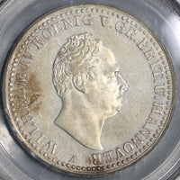 1835 PCGS AU 55 Hannover Thaler William IV Britain Empire Silver Taler Coin (19010101R)
