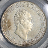 1835 PCGS AU 55 Hannover Thaler William IV Britain Empire Silver Taler Coin (19010101R)