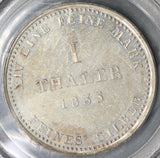 1835 PCGS AU 55 Hannover Thaler William IV Britain Empire Silver Taler Coin (19010101R)