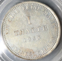 1835 PCGS AU 55 Hannover Thaler William IV Britain Empire Silver Taler Coin (19010101R)