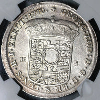1710/00 NGC AU 55 Hannover 2/3 Thaler George I Brunswick Horse Coin POP 1/0 Unpubished (20092203C)