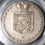 1801/0 PCGS AU 55 Brunswick Hannover 2/3 Thaler Unpublished Overdate George III Silver Coin POP 1/0 (22043002C)