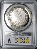 1807 PCGS AU Det 2/3 Thaler George III Hannover Brunswick-Luneburg Silver Coin (20041303C)