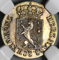 1826 NGC AU 58 Nassau 6 Kreuzer German State Silver Coin POP 1/0 (22060203C)