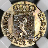 1826 NGC AU 58 Nassau 6 Kreuzer German State Silver Coin POP 1/0 (22060203C)