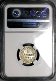 1847 NGC MS 64 Nassau 6 Kreuzer German State Silver Coin POP 2/1 (22060404C)