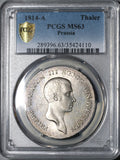 1814-A PCGS MS 63 Prussia Thaler German State Taler Friedrich Wilhelm Coin (21100801C)