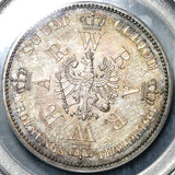 1861-A PCGS PR 64 Prussia Thaler Proof German States Coronation Taler Berlin Coin POP 2/0 (21032501D)
