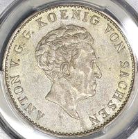 1831-S PCGS AU 55 Saxony Thaler German State Silver Coin (18120101C)