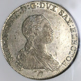 1765 NGC AU 58 Saxony 2/3 Thaler German State Leipzig Silver Coin POP 1/1 (22042703C)