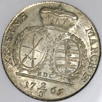 1765 NGC AU 58 Saxony 2/3 Thaler German State Leipzig Silver Coin POP 1/1 (22042703C)
