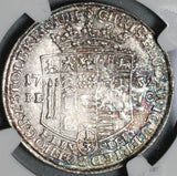 1752 NGC AU 58 STOLBERG Silver 1/3 Taler Stag German State Coin POP 1/0 (17100501D)