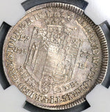 1777 NGC AU 58 Stolberg 1/3 Thaler Stag German State Silver Coin (17061501D)