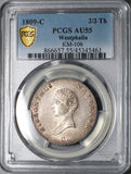 1809 PCGS AU 55 Westphalia 2/3 Thaler Napoleon German State French Occupation Silver Coin POP 1/3 (22123003C)
