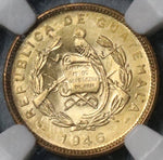 1946 NGC MS65 Guatemala 1/2 Centavo GEM BU Quetzal Bird Coin POP 4/0 (21091506C)