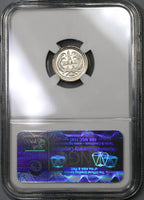 1879 NGC MS 66 Guatemala 1/2 Real Scroll Silver Coin (19062602C)