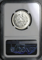 1926 NGC MS 63 Guatemala 1/4 Quetzal Bird Silver Mint State Coin (21042108D)