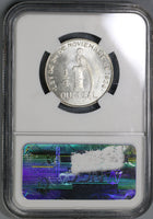 1949 NGC MS 64 Guatemala 1/4 Quetzal Bird Silver Coin 25k Minted (18112401C)