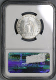1949 NGC MS 64 Guatemala 1/4 Quetzal Bird Silver Coin 25k Minted (18112401C)