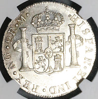 1794 NGC MS 63 Guatemala 2 Reales Colonial Spain Silver Coin (23011401C)