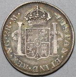 1815-NG Guatemala 2 Reales VF Colonial Spain Ferdinand VII Silver Coin (23120306R)