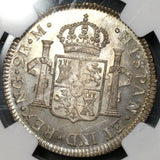 1819-NG NGC MS 64 Guatemala 2 Reales Colonial Spain Silver Mint State Coin (19080202C)