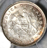 1956 PCGS MS 67 Guatemala 5 Centavos GEM BU Silver Coin Pop 5/0 (16032001D)