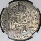 1796 NGC AU 55 Guatemala 8 Reales Spain Colony Charles IV Coin (22041702C)