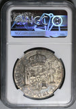1796 NGC AU 55 Guatemala 8 Reales Spain Colony Charles IV Coin (22041702C)