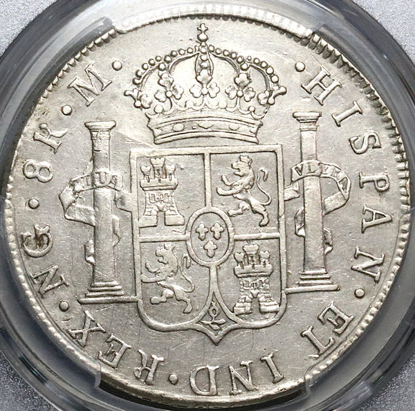 1797/6 PCGS AU Guatemala 8 Reales Spain Colony Charles IV Overdate