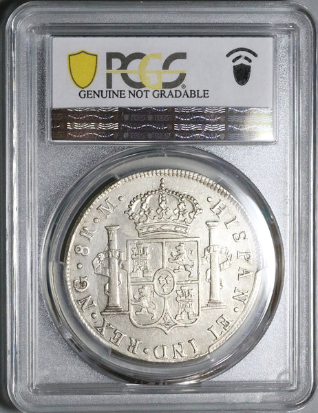 1797/6 PCGS AU Guatemala 8 Reales Spain Colony Charles IV Overdate